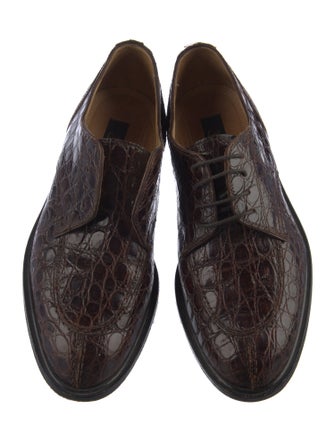 Zelli Crocodile Derby Shoes