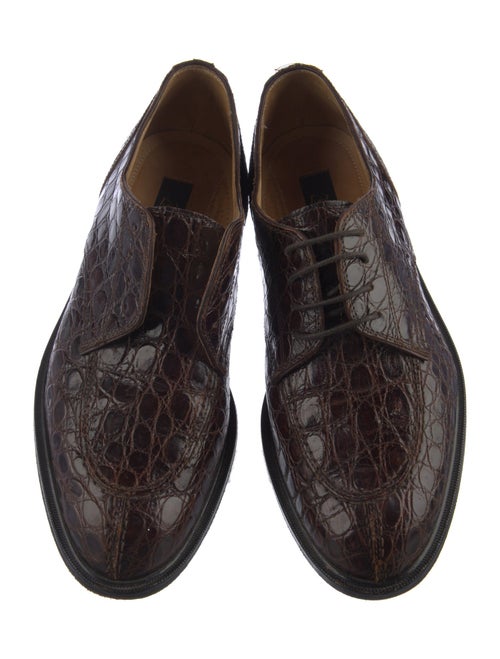 Zelli Crocodile Derby Shoes