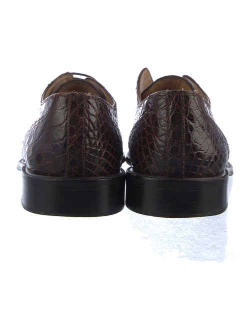 Zelli Crocodile Derby Shoes