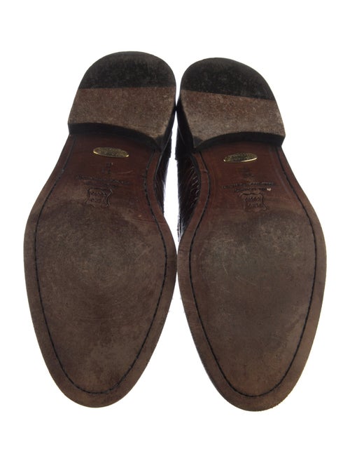 Zelli Crocodile Derby Shoes