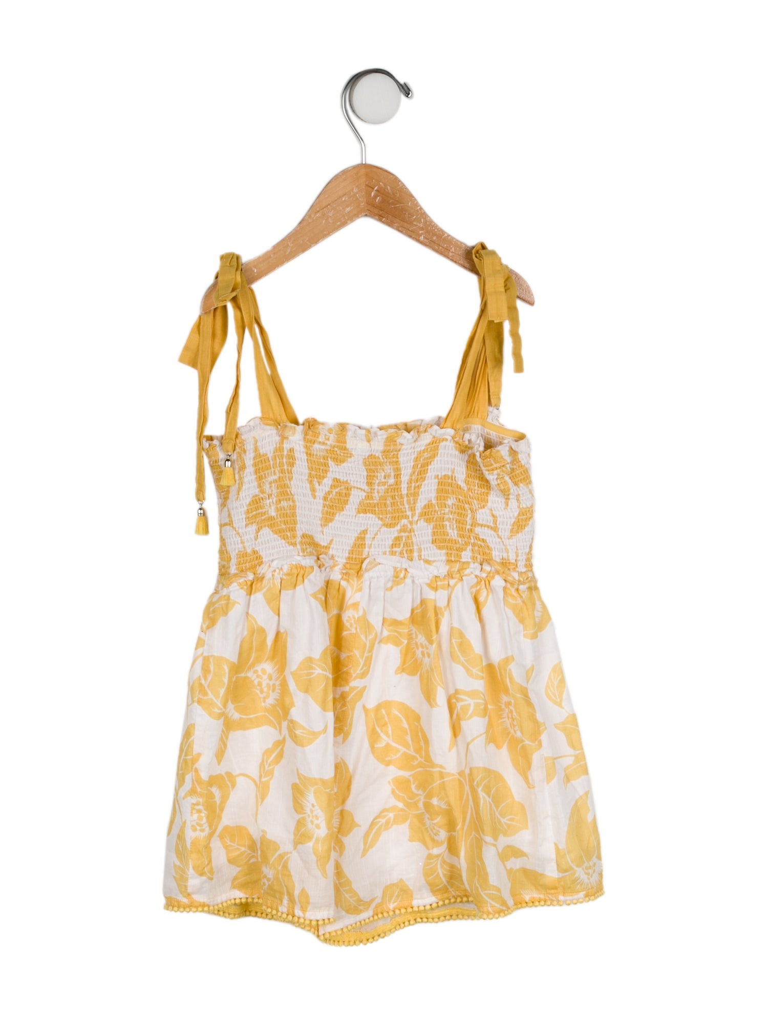 Zimmermann Kids Girls Floral Ruffle Romper