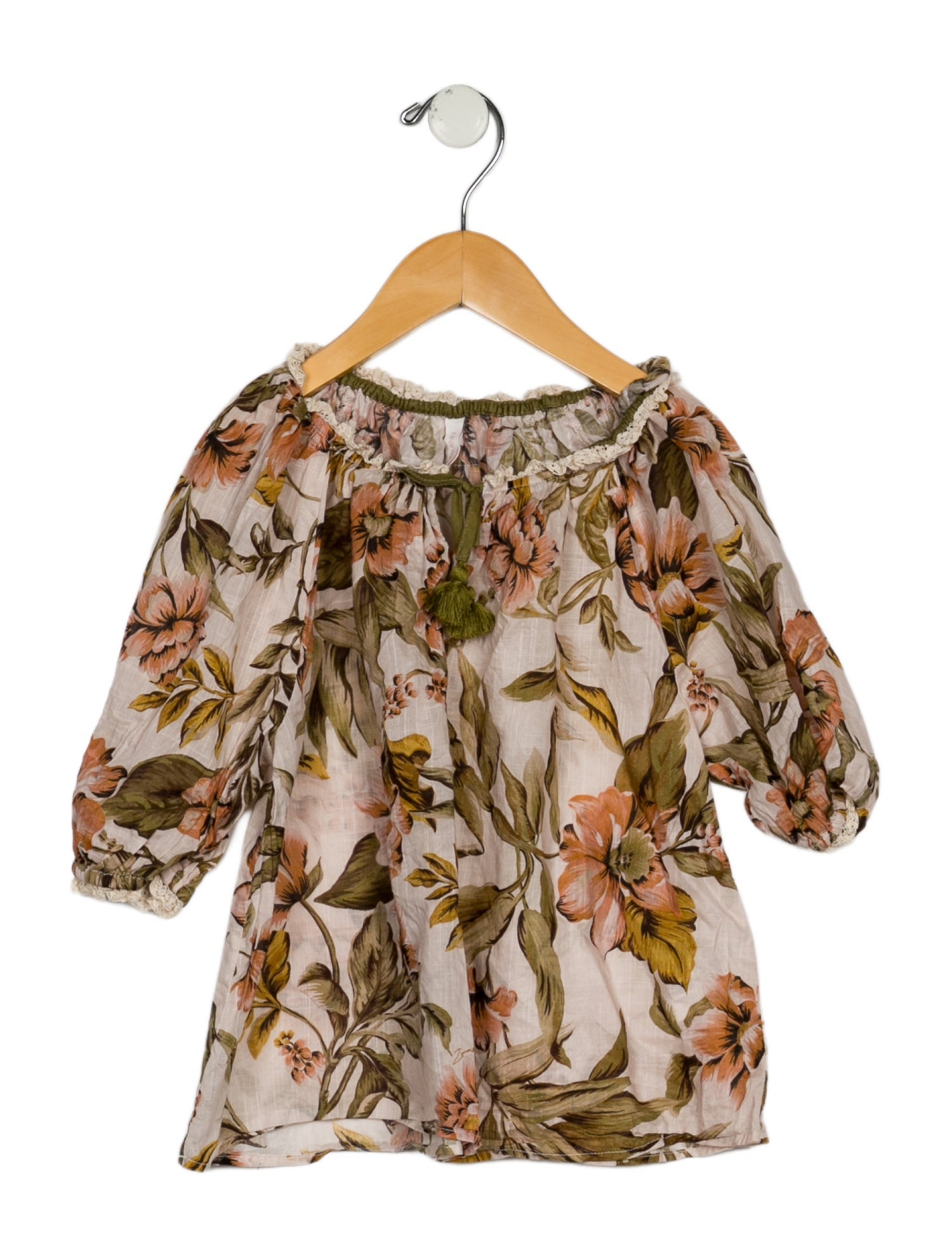 Zimmermann Kids Girls' Floral Print Blouse