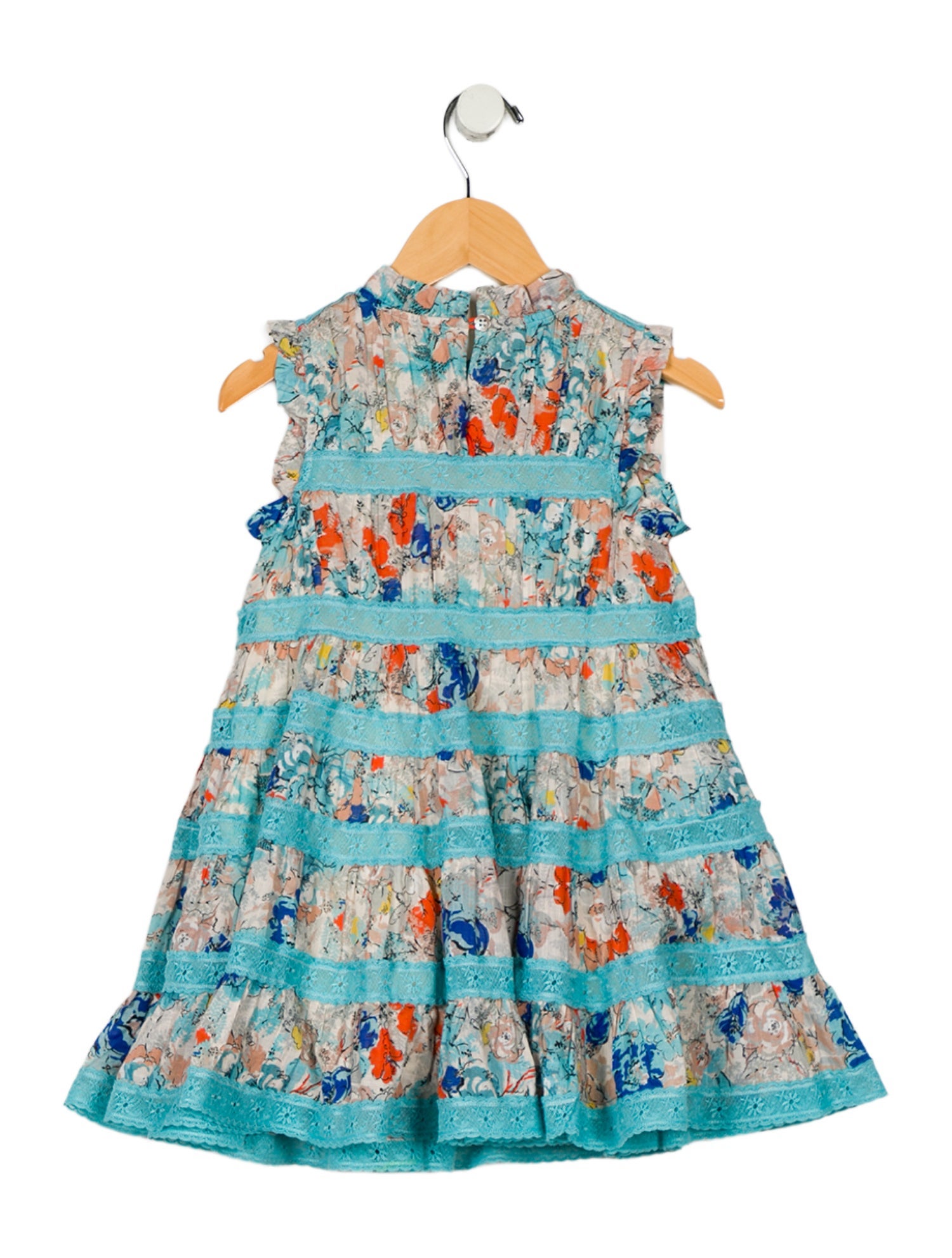Zimmermann Kids Girls' Lace Trim Dress