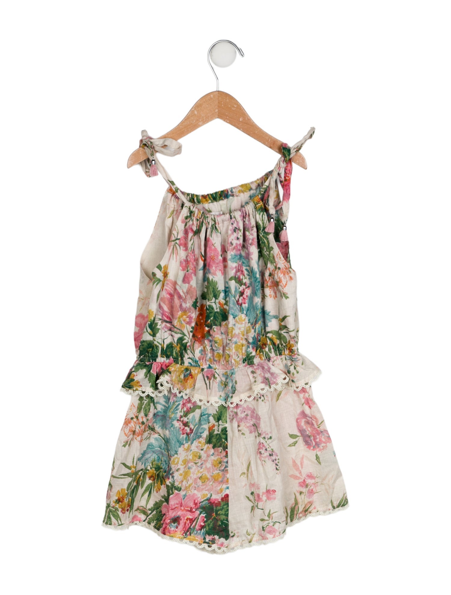 Zimmermann Kids Girls' Floral Printed Romper