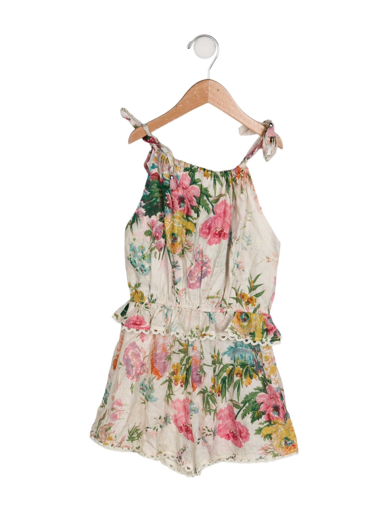 Zimmermann Kids Girls' Floral Printed Romper