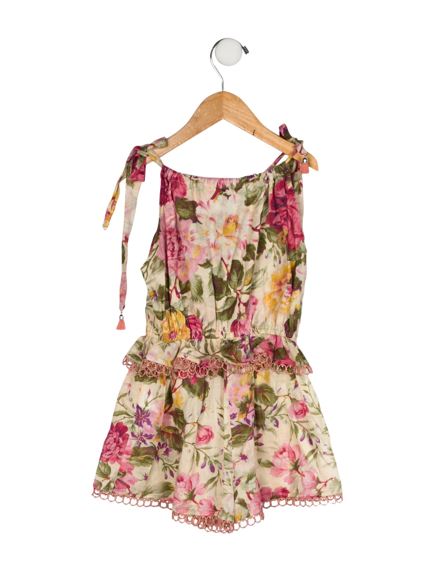 Zimmermann Kids Girls Floral Romper