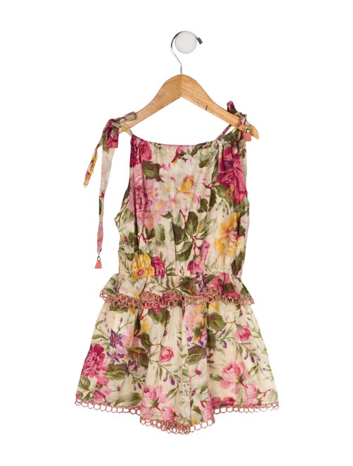 Zimmermann Kids Girls Floral Romper