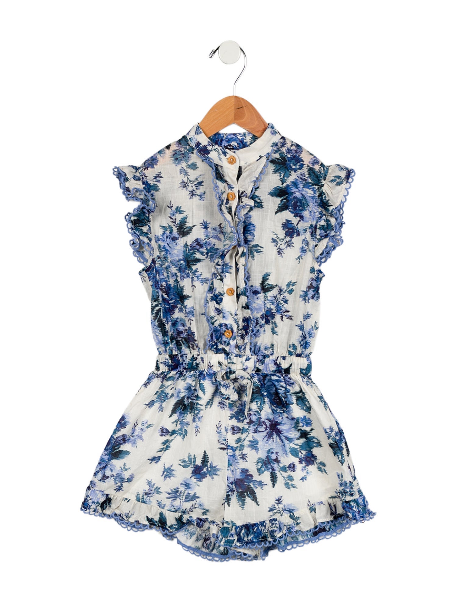 Zimmermann Kids Toddler Girls' Printed Short Sleeve Romper