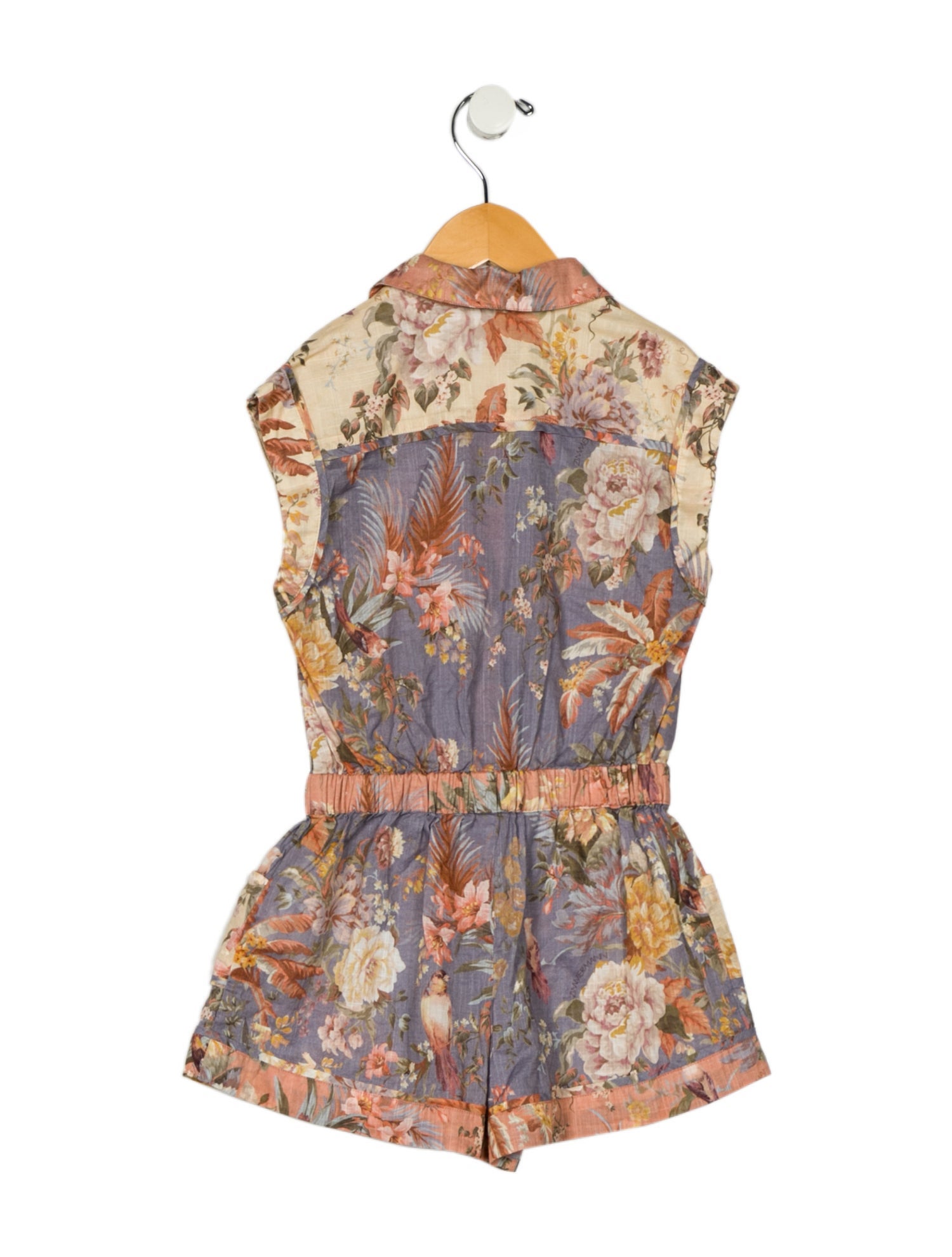 Zimmermann Kids Kids Girls' Cotton Sleeveless Romper