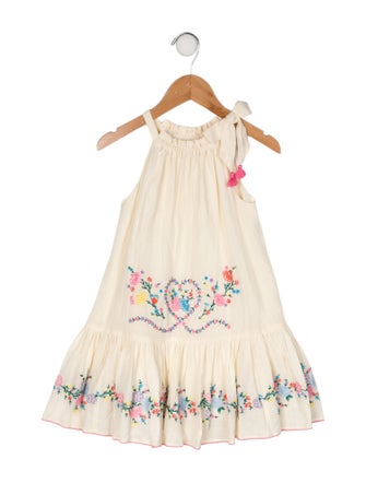 Zimmermann Kids Solid Sleeveless Dress