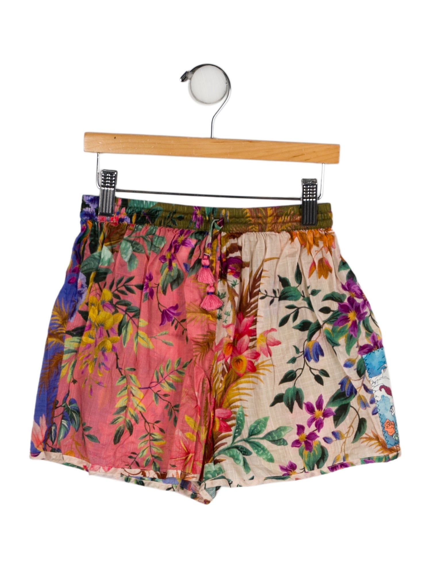 Zimmermann Kids Girls' Floral Printed Mini Shorts