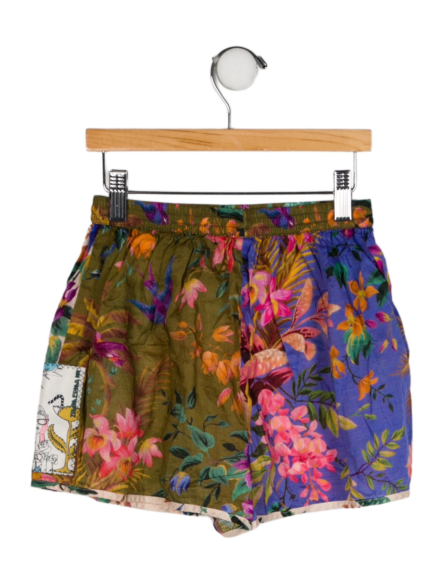 Zimmermann Kids Girls' Floral Printed Mini Shorts