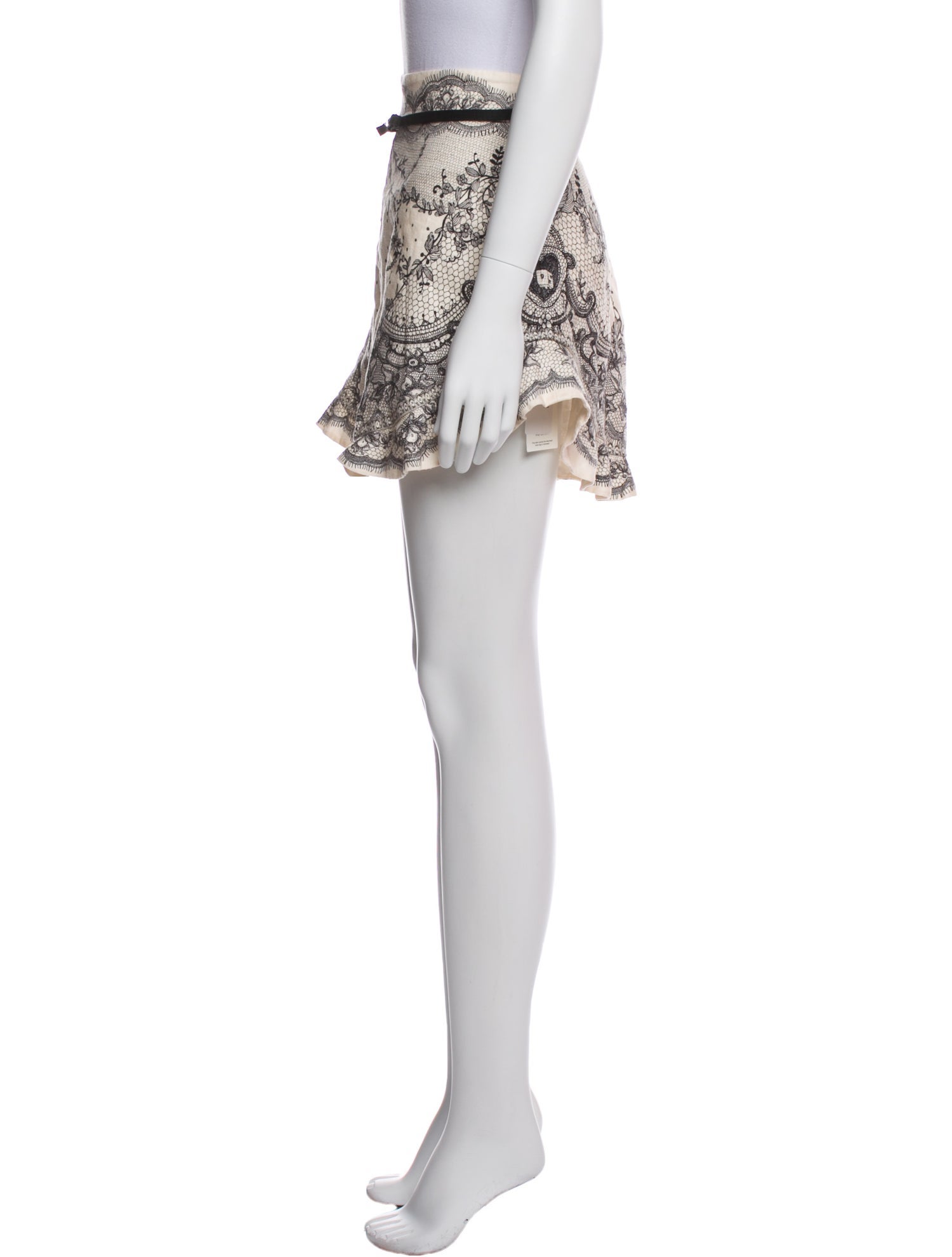 Zimmermann Linen Mini Shorts