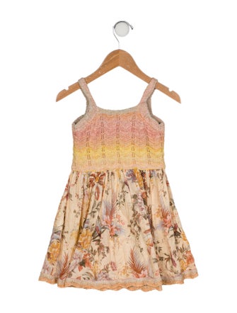 Zimmermann Kids Printed Sleeveless Dress