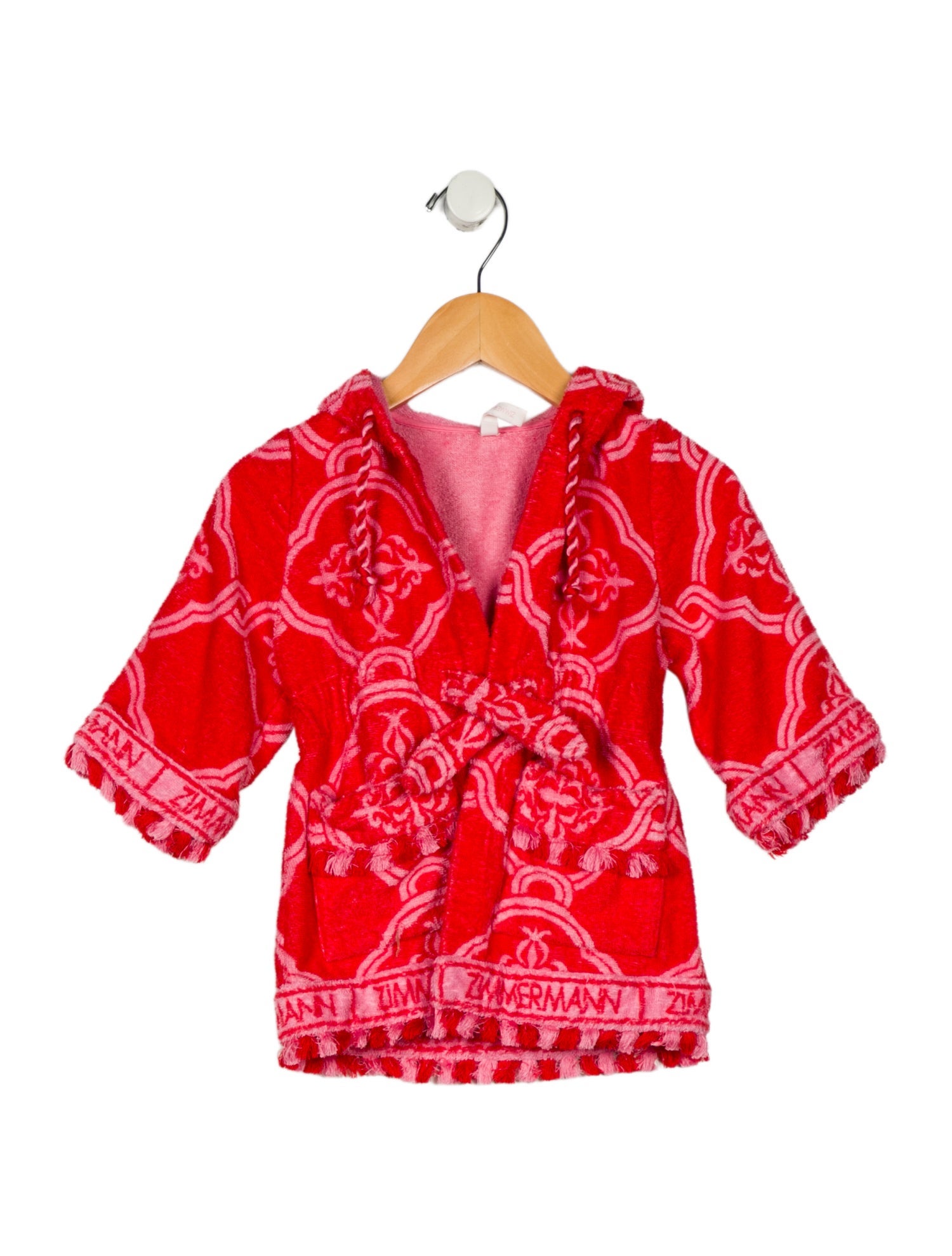 Zimmermann Kids Infant Girls' Patterned Hooded Cover Up