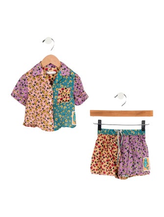 Zimmermann Kids Toddler Girls' Tiggy Floral Print Beach Set