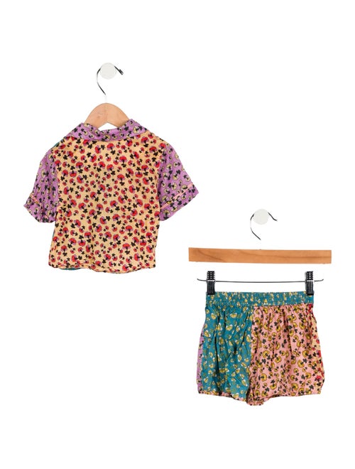 Zimmermann Kids Toddler Girls' Tiggy Floral Print Beach Set