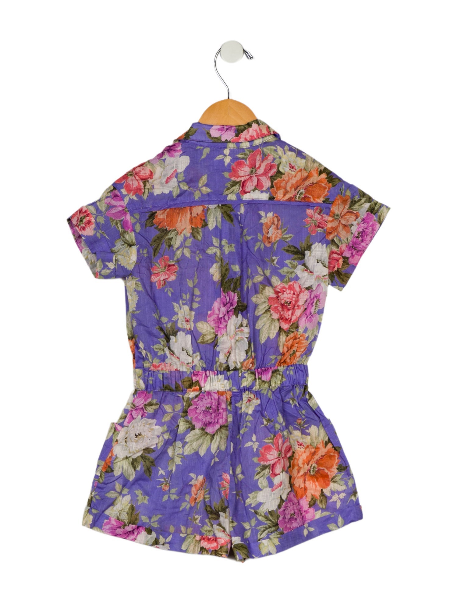 Zimmermann Kids Short Sleeve Romper