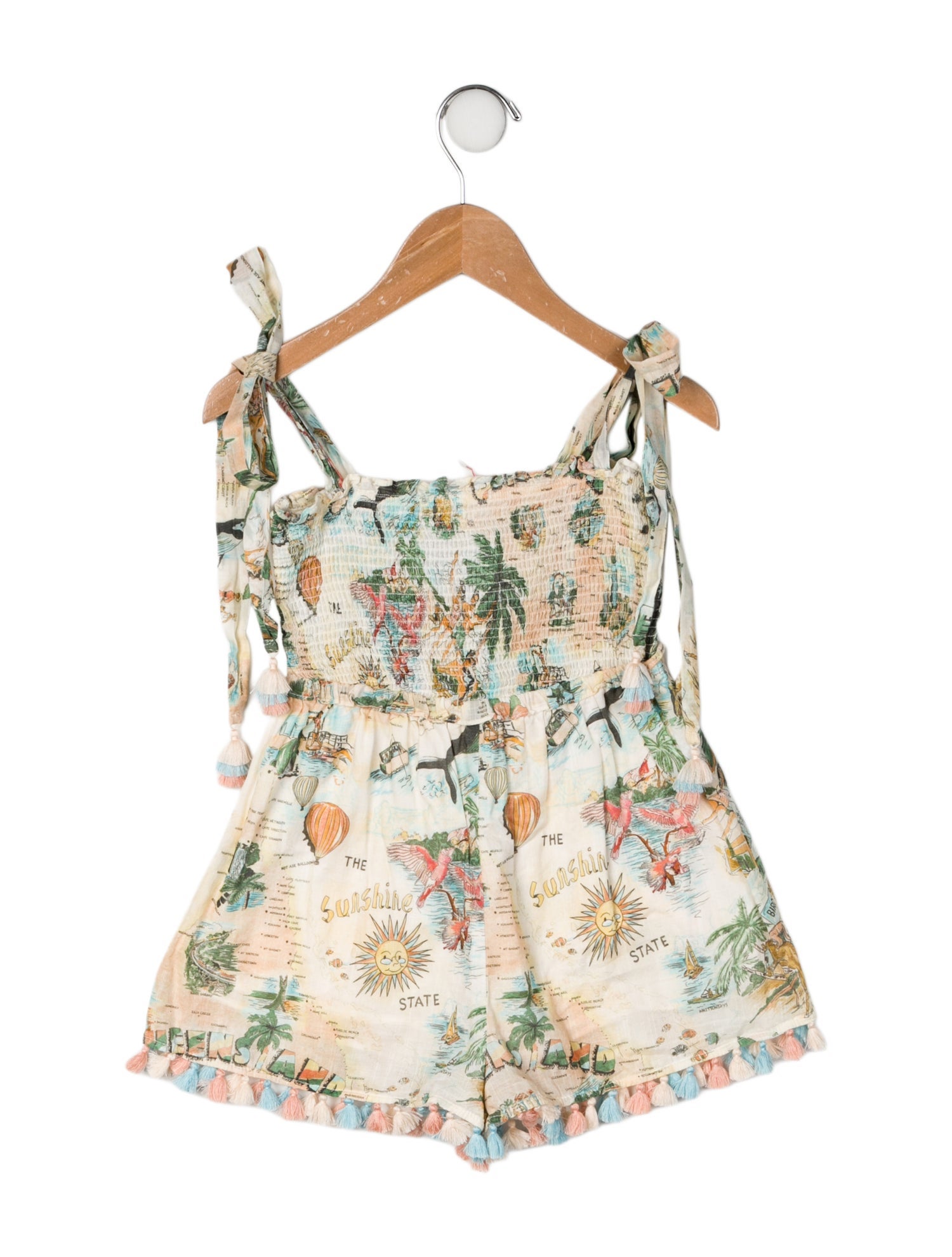Zimmermann Kids Printed Romper
