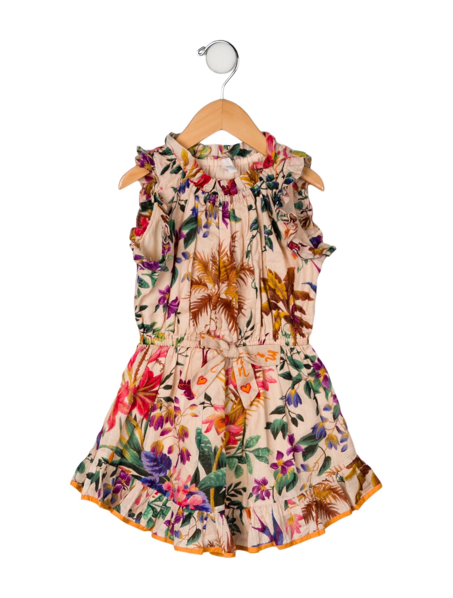 Zimmermann Kids Short Sleeve Dress