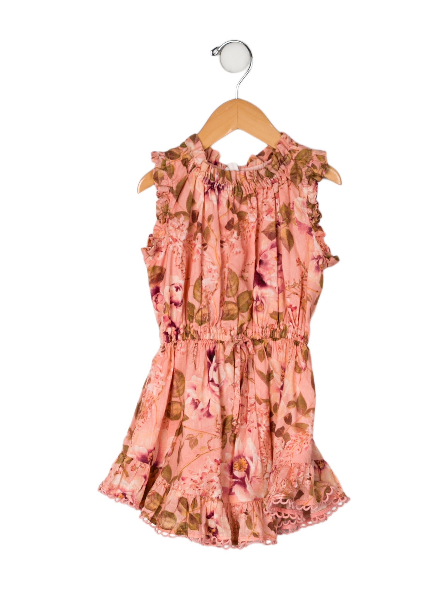 Zimmermann Kids Cotton Short Sleeve Dress