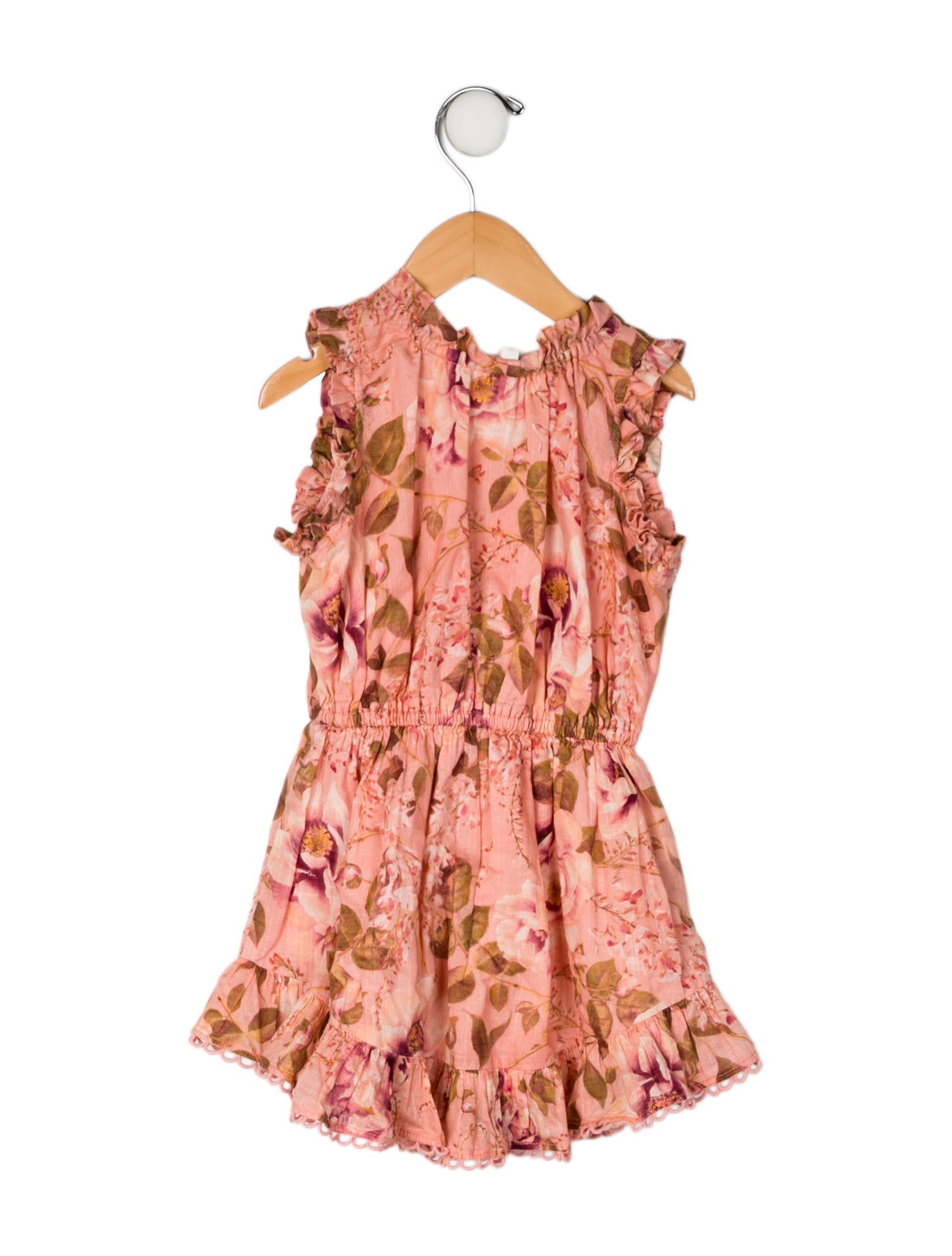 Zimmermann Kids Cotton Short Sleeve Dress