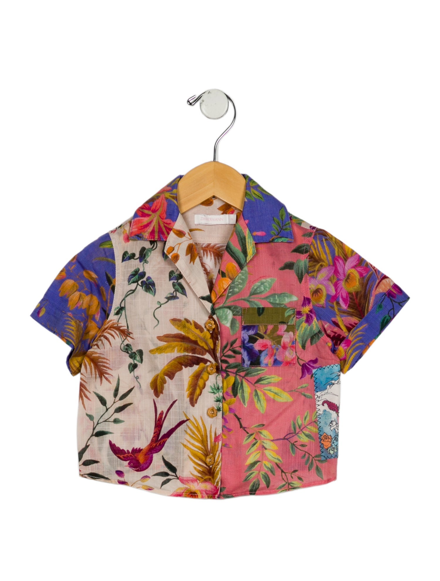 Zimmermann Kids Toddler Boys' Print Button-Up Top