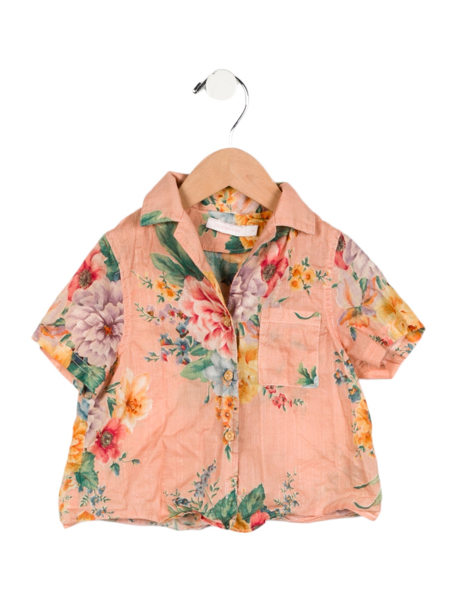 Zimmermann Kids Girls' Floral Blouse