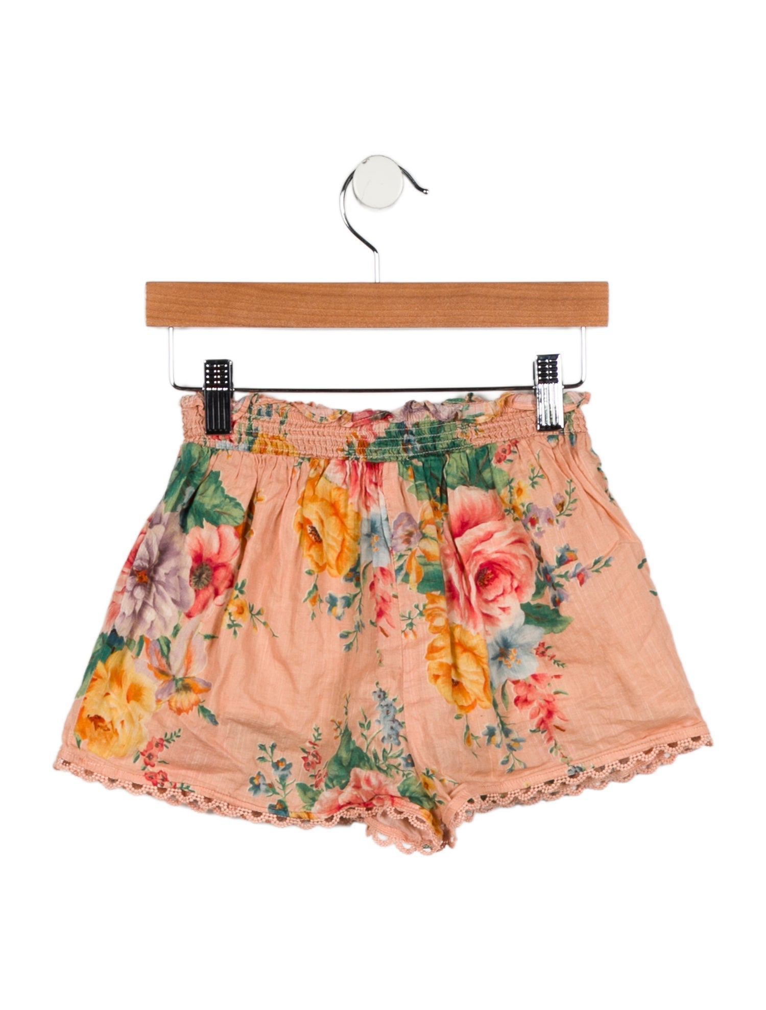 Zimmermann Kids Girls' Floral Print Shorts