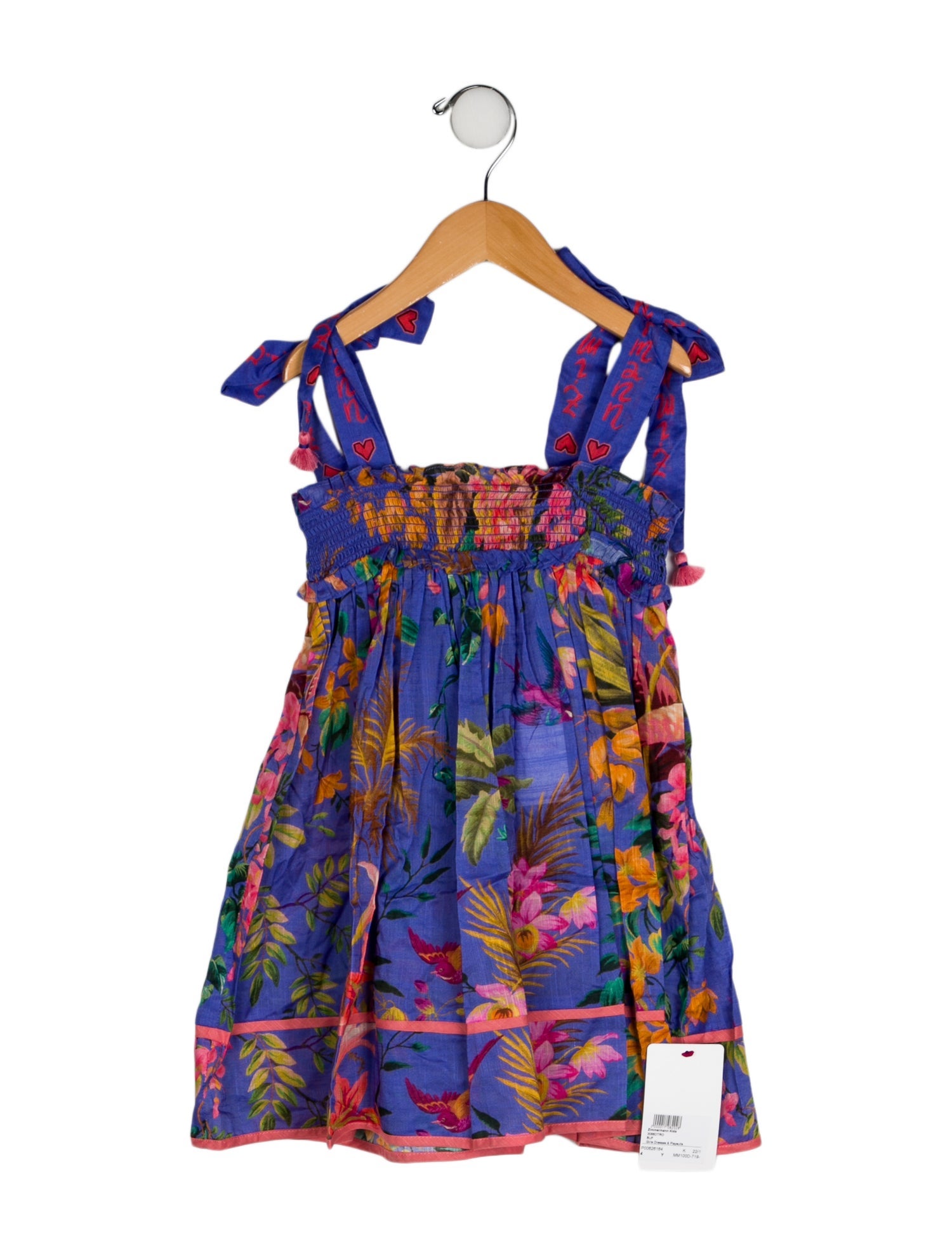 Zimmermann Kids Toddler Girls' Floral Printed Sleeveless Dress w/Tags