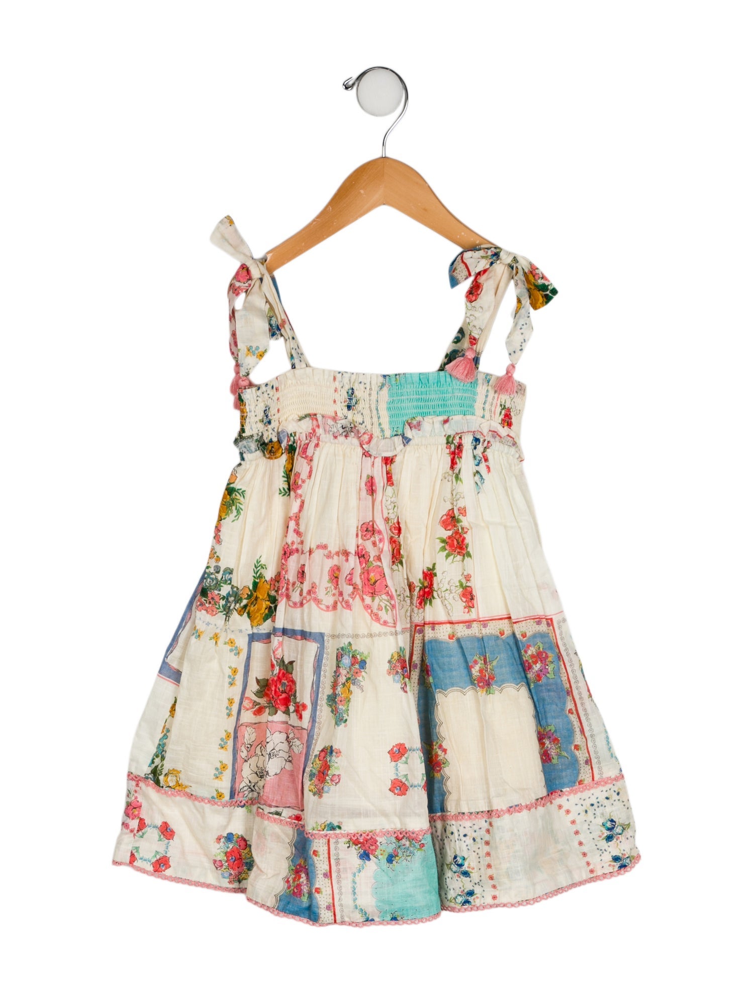 Zimmermann Kids Toddler Girls' Floral Printed Sleeveless Dress