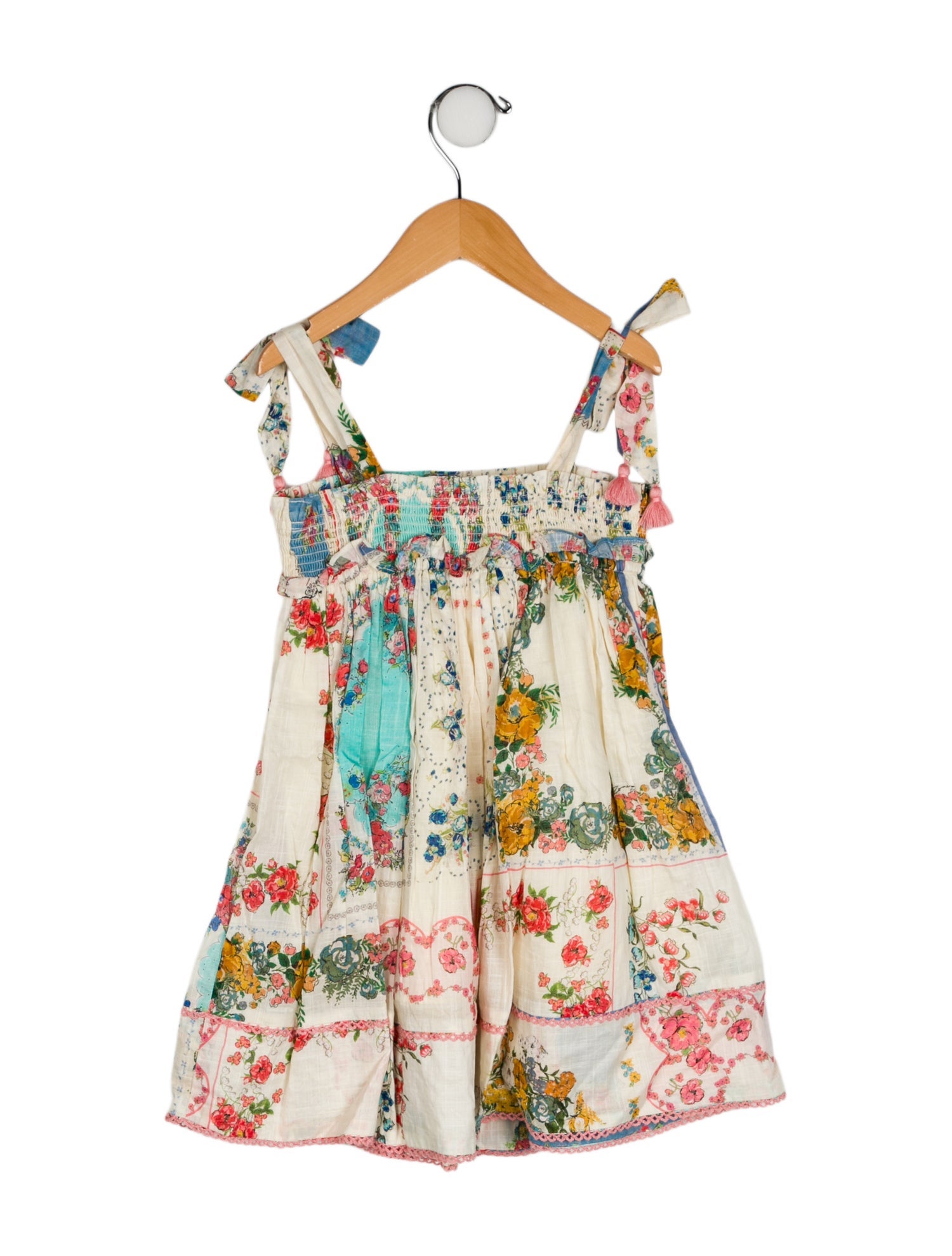 Zimmermann Kids Toddler Girls' Floral Printed Sleeveless Dress