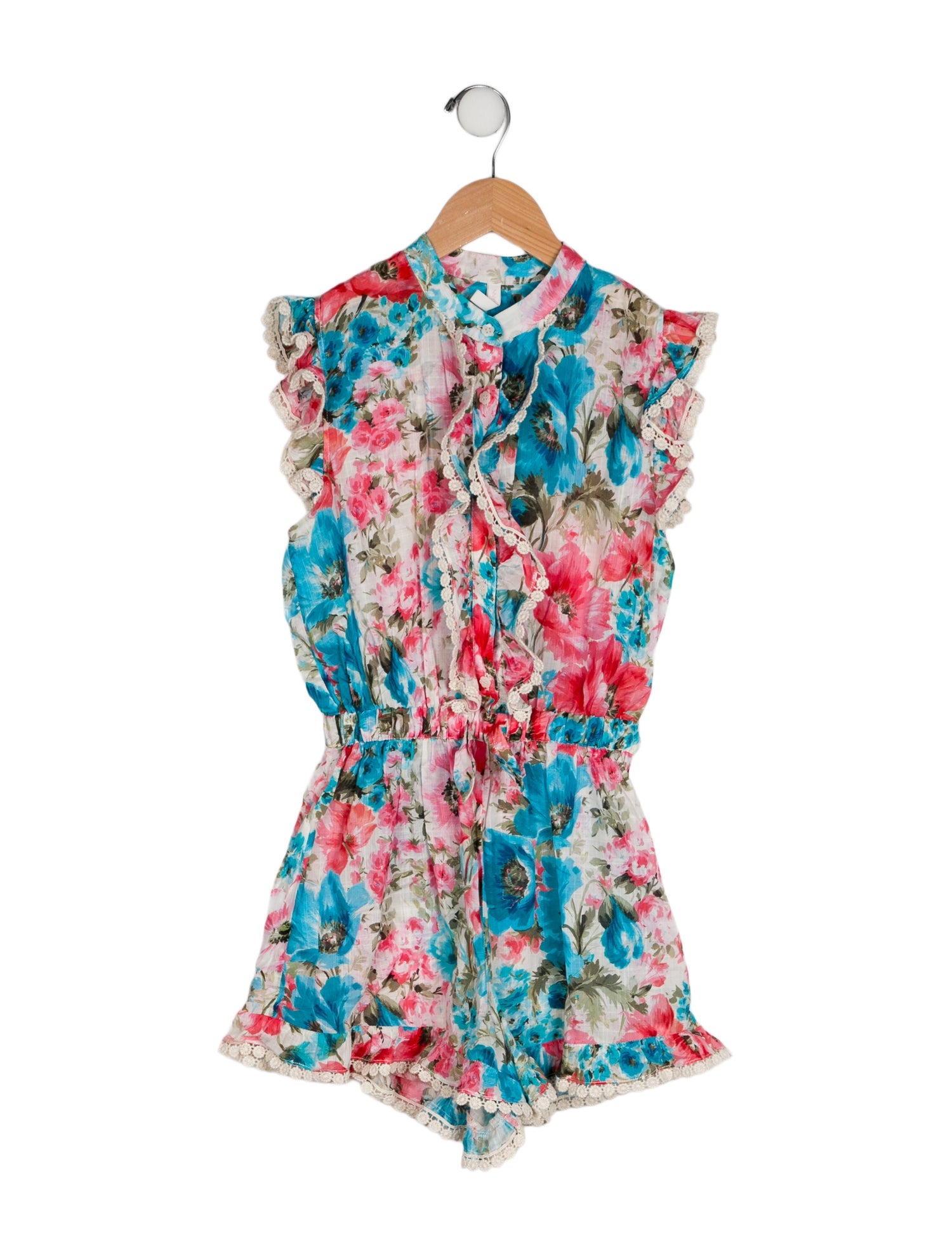 Zimmermann Kids Girls' Floral Printed Sleeveless Dress