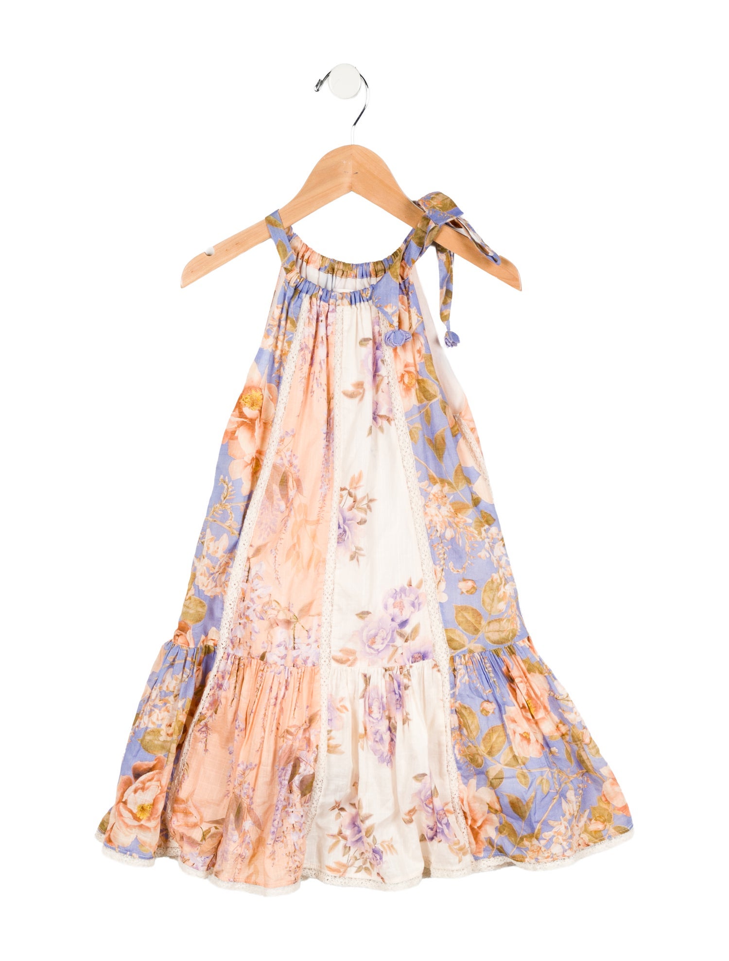 Zimmermann Kids Girls' Sleeveless Floral Print Dress