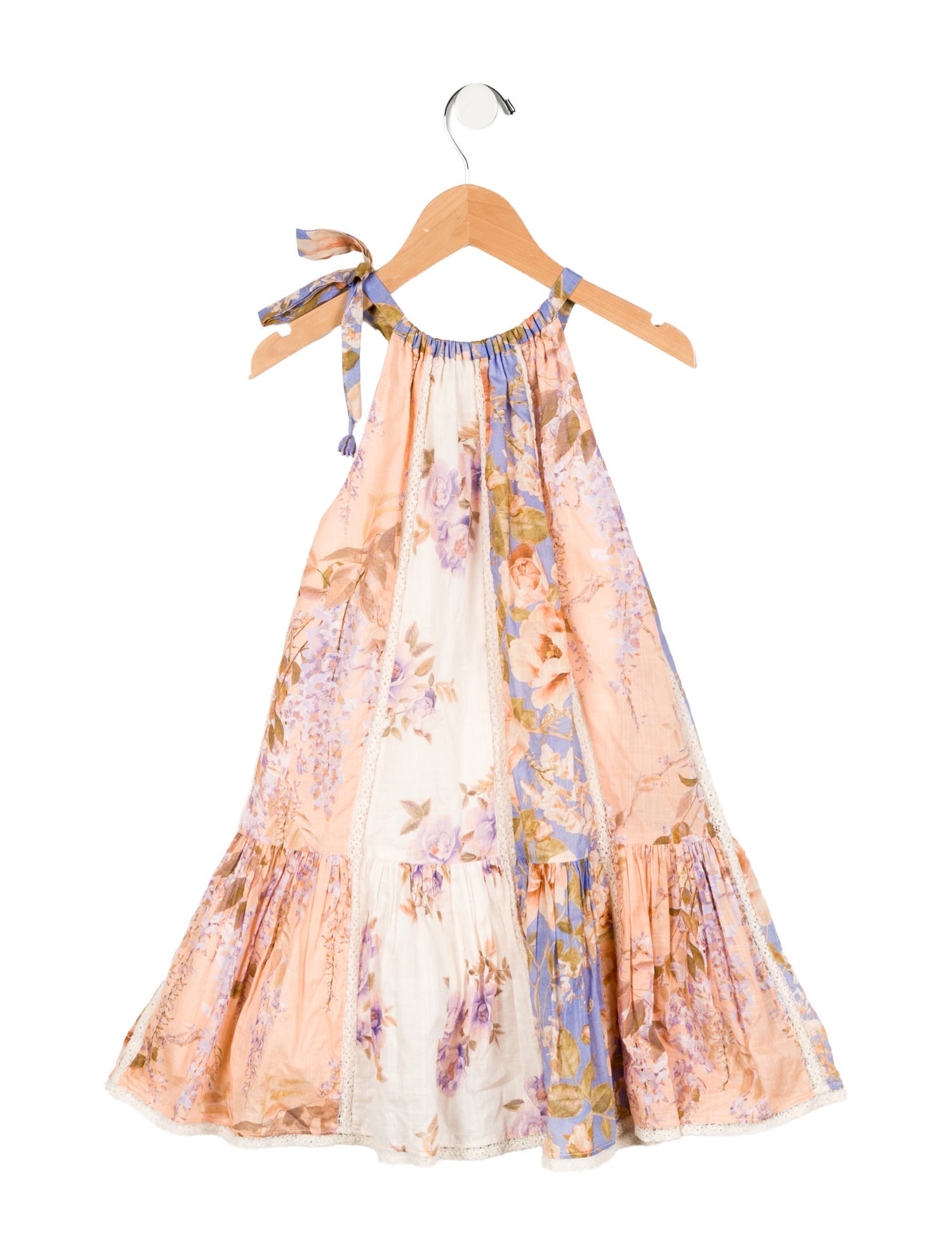 Zimmermann Kids Girls' Sleeveless Floral Print Dress