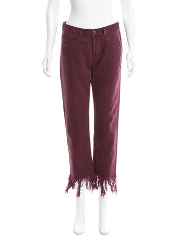 3x1  Raw-Edge Mid-Rise Jeans w/ Tags