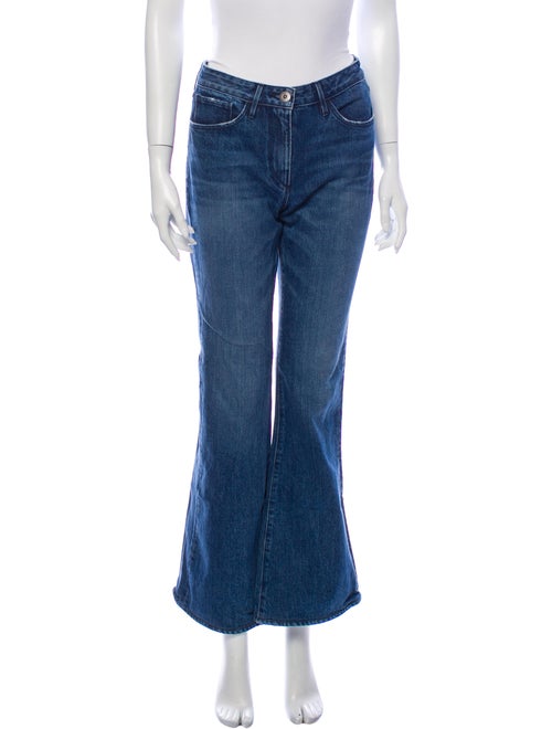 3x1 Mid-Rise Flared Jeans Blue