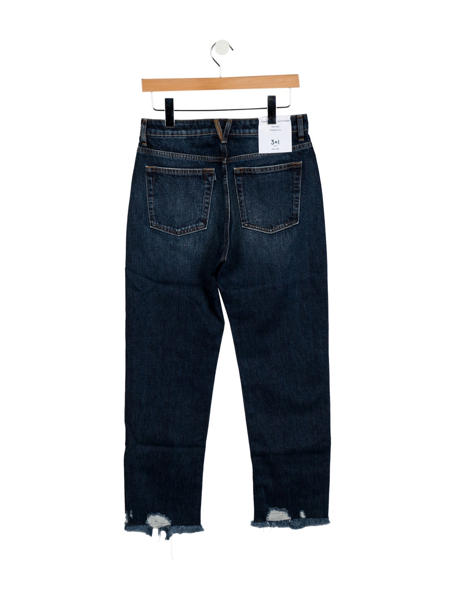 3x1 High-Rise Straight Leg Jeans