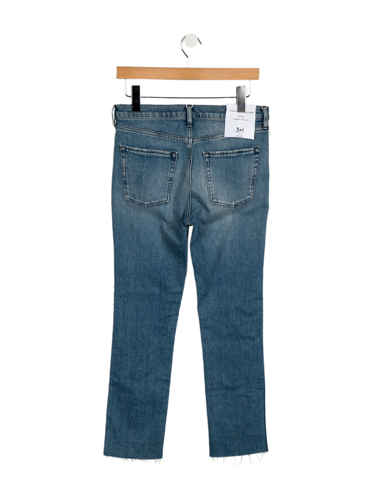 3x1 Mid-Rise Straight Leg Jeans