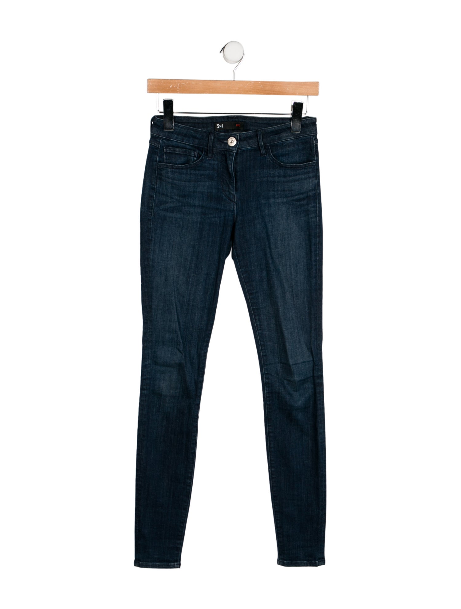 3x1 Low-Rise Skinny Leg Jeans