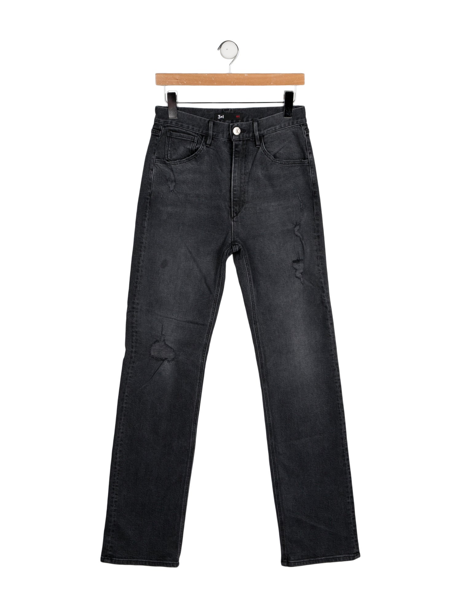 3x1 High-Rise Straight Leg Jeans