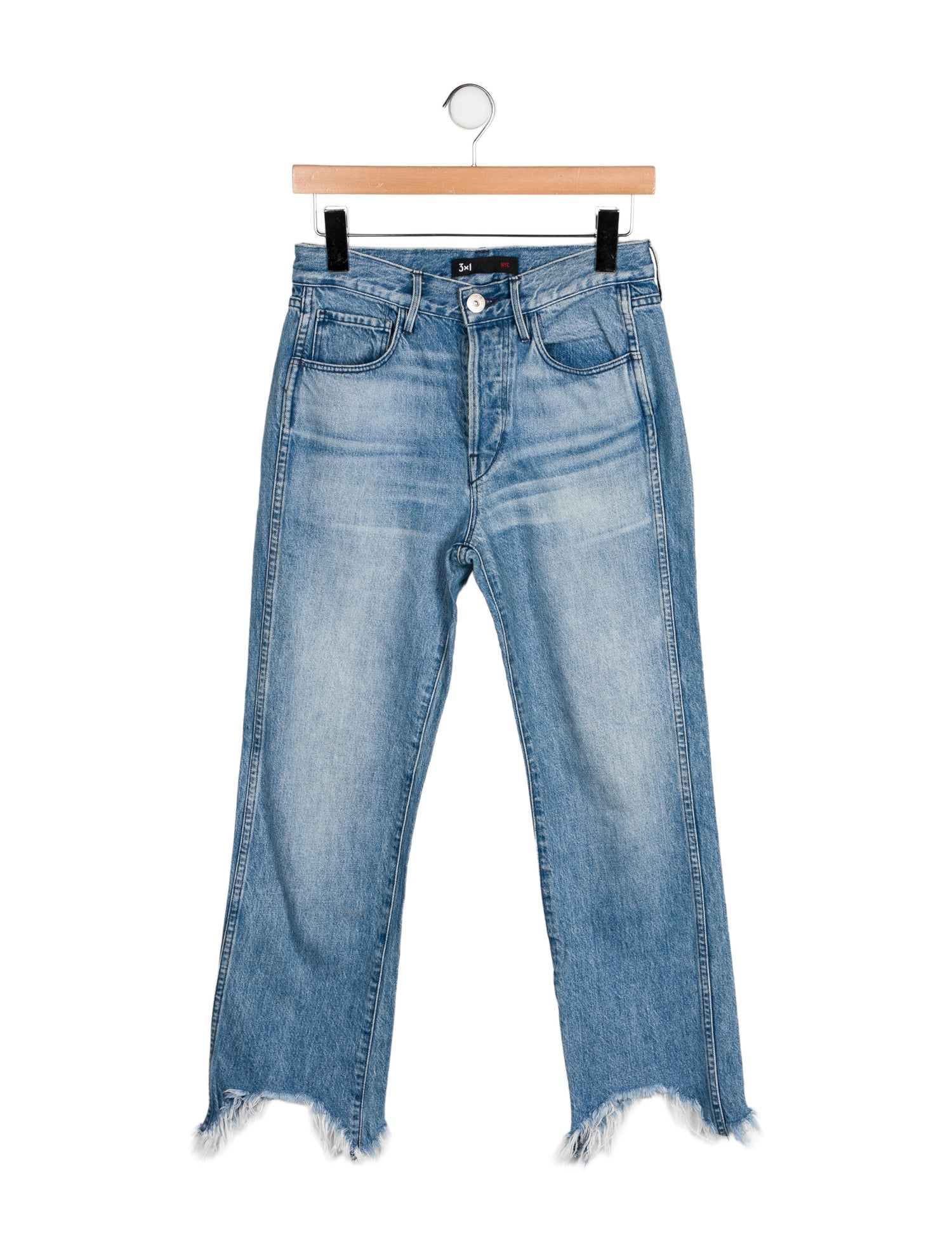 3x1 Mid-Rise Straight Leg Jeans