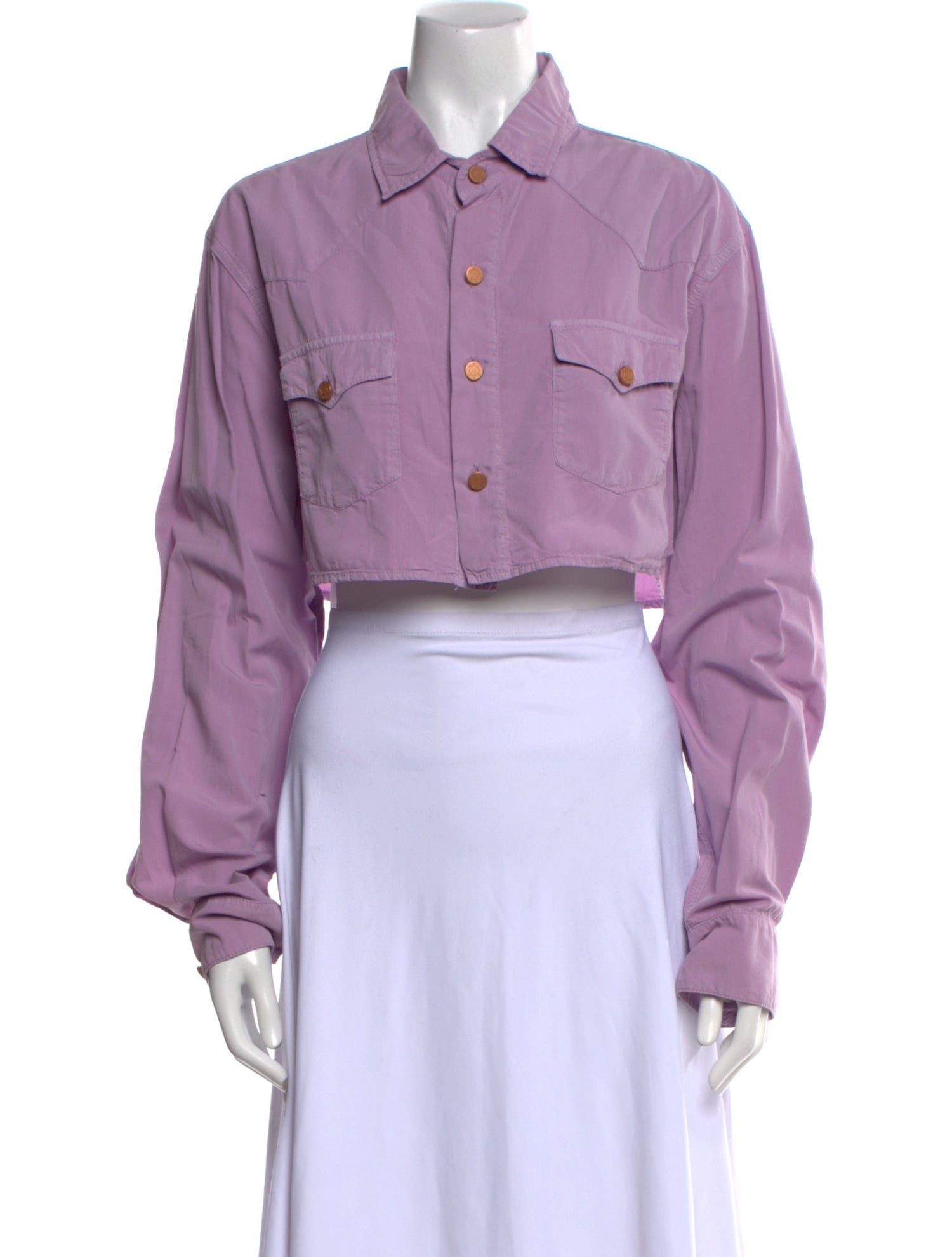 3x1 Long Sleeve Crop Top