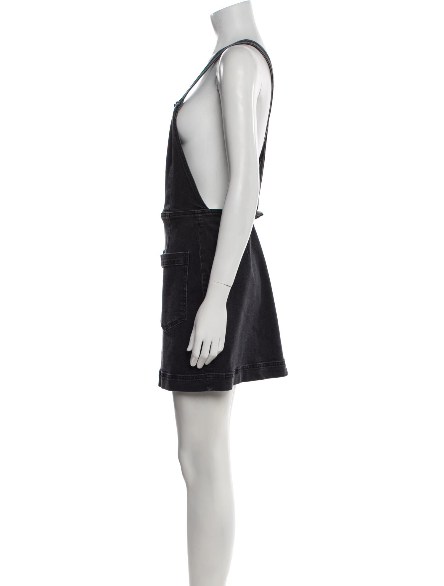 3x1 Square Neckline Mini Dress