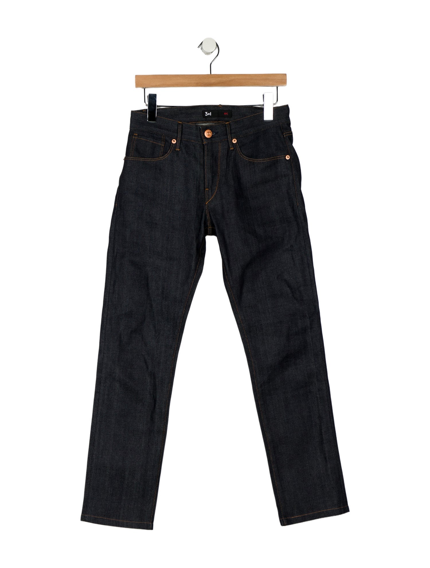3x1 Mid-Rise Straight Leg Jeans