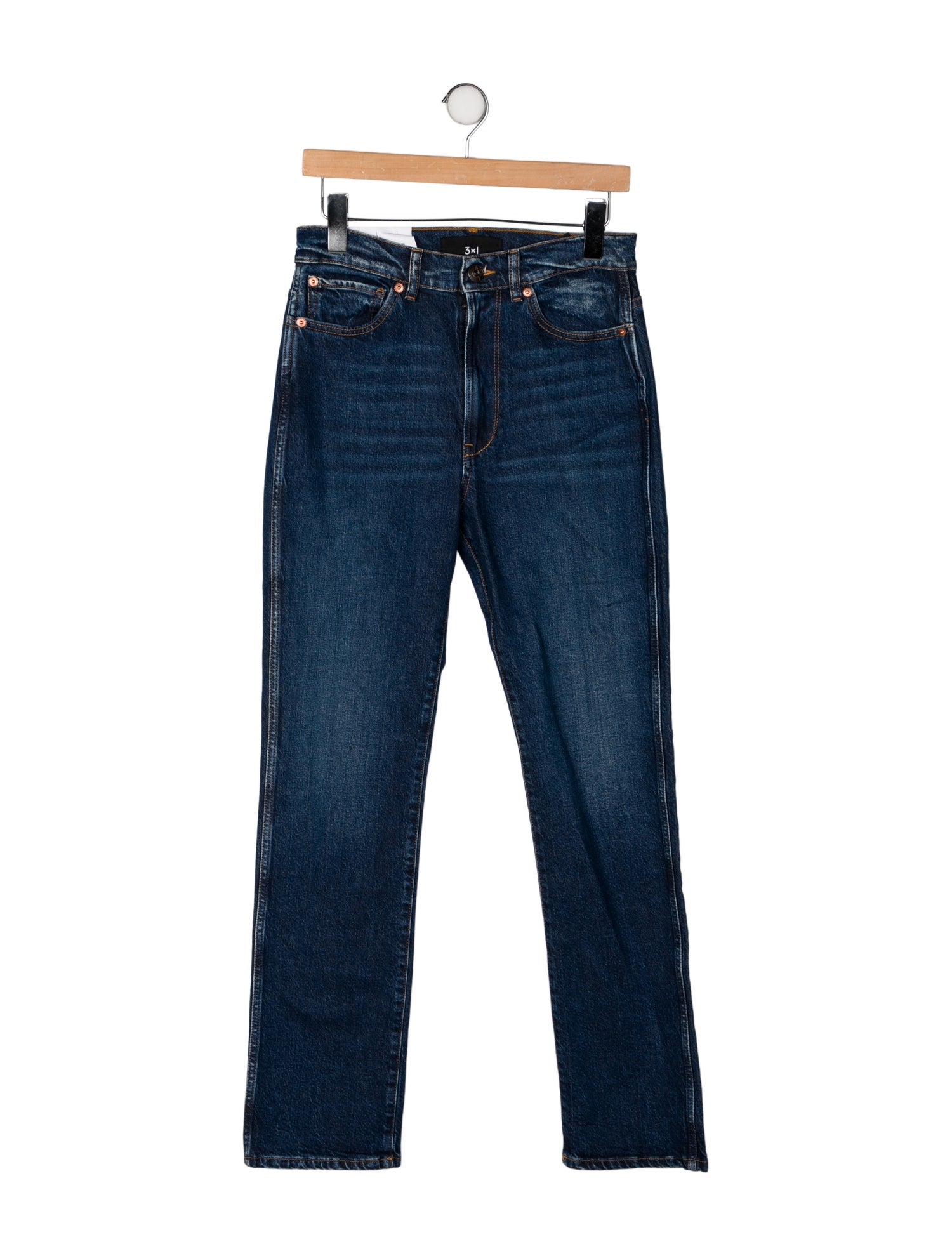 3x1 High-Rise Straight Leg Jeans