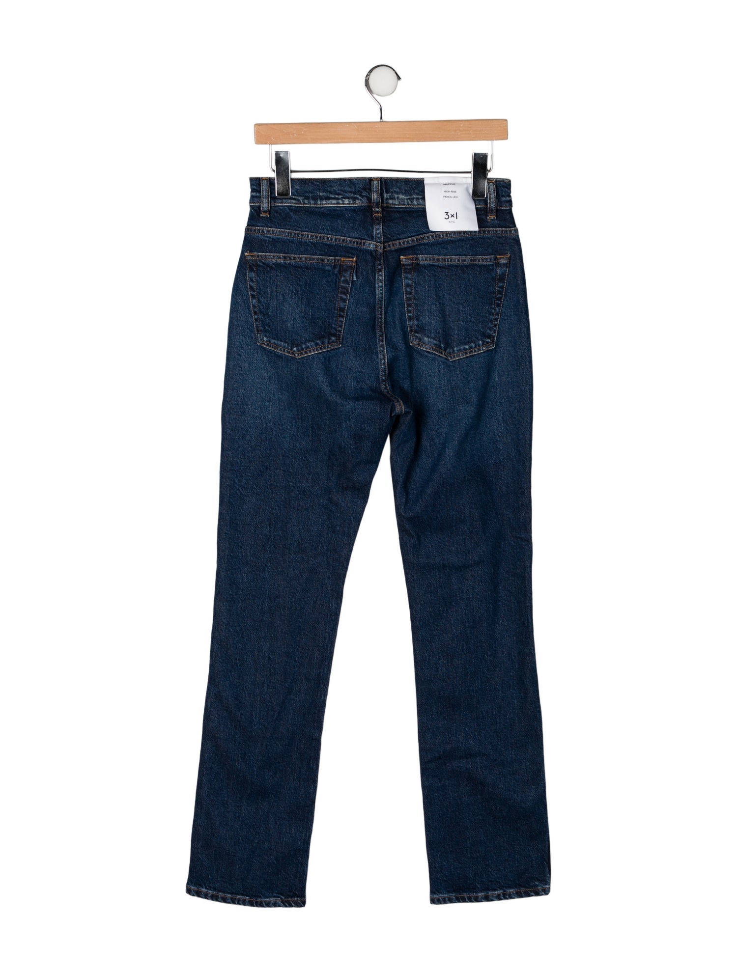 3x1 High-Rise Straight Leg Jeans