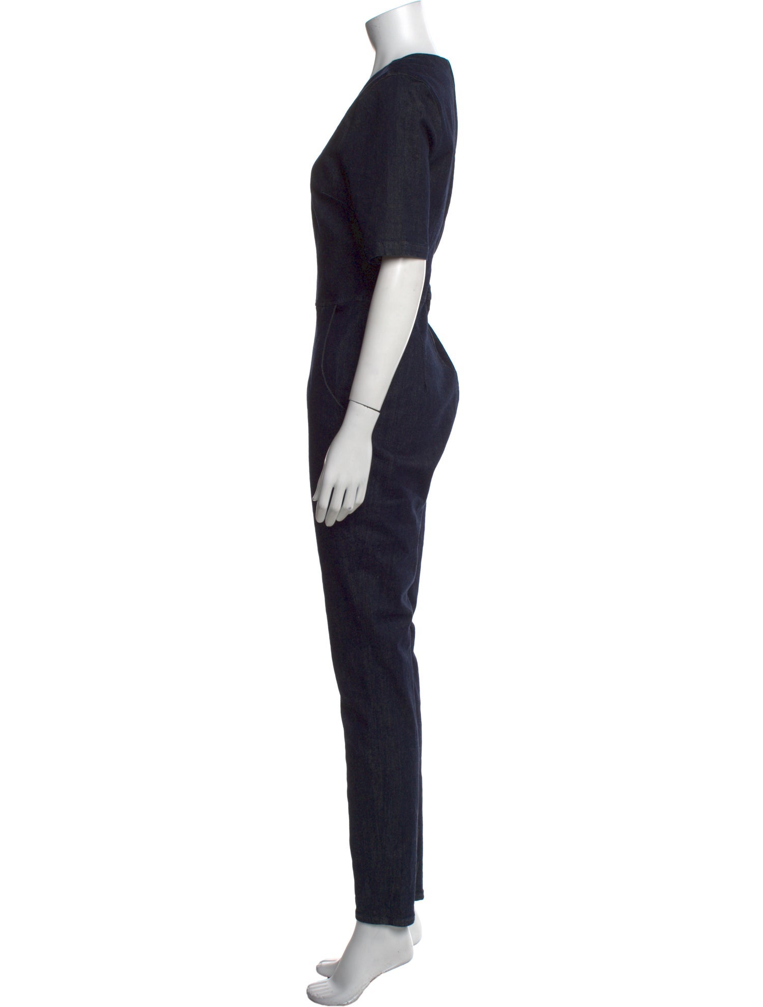 3x1 Plunge Neckline Jumpsuit
