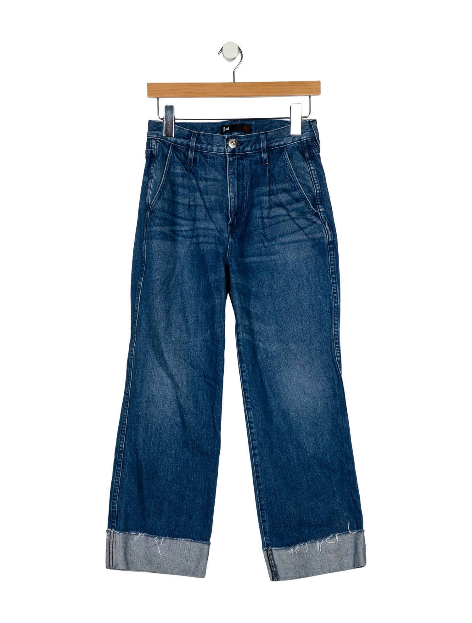 3x1 High-Rise Wide Leg Jeans