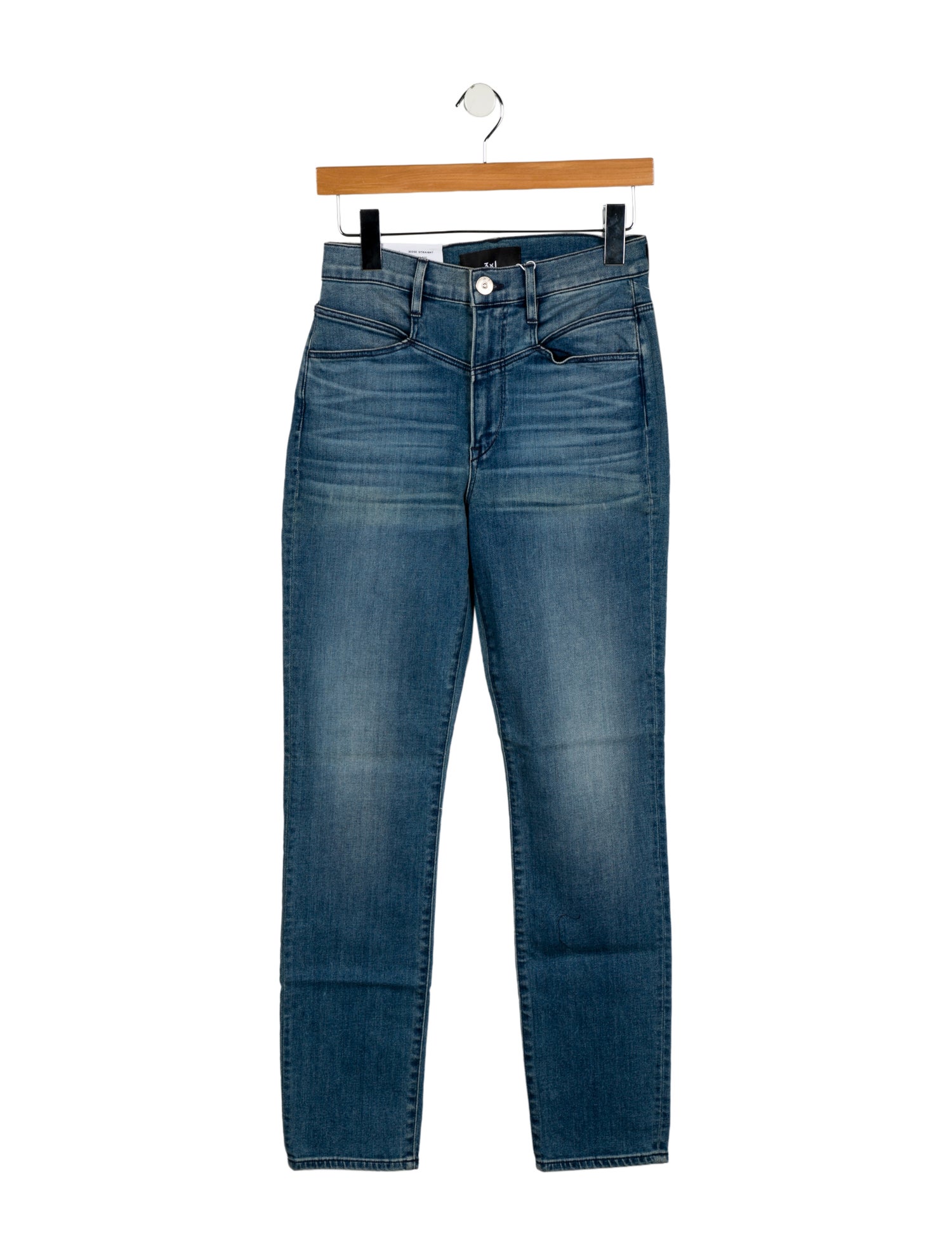 3x1 Mid-Rise Straight Leg Jeans